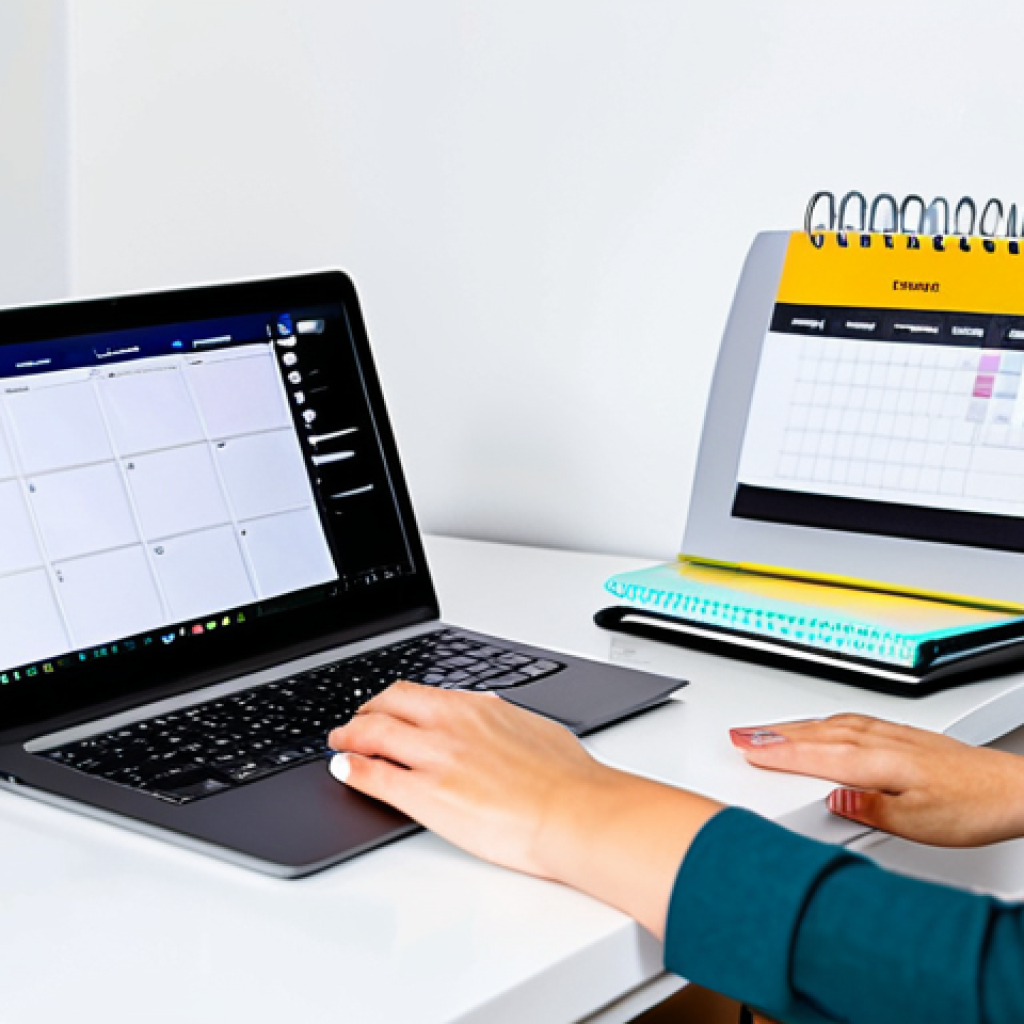 Deadline Management**

A professional woman in a modest business casual outfit, sitting at a brightly lit desk with a color-coded planner and laptop displaying a project management tool. Background: A clean and organized home office space. Focus on productivity and organization. safe for work, appropriate content, fully clothed, professional, perfect anatomy, correct proportions, well-formed hands, proper finger count, natural body proportions.

**