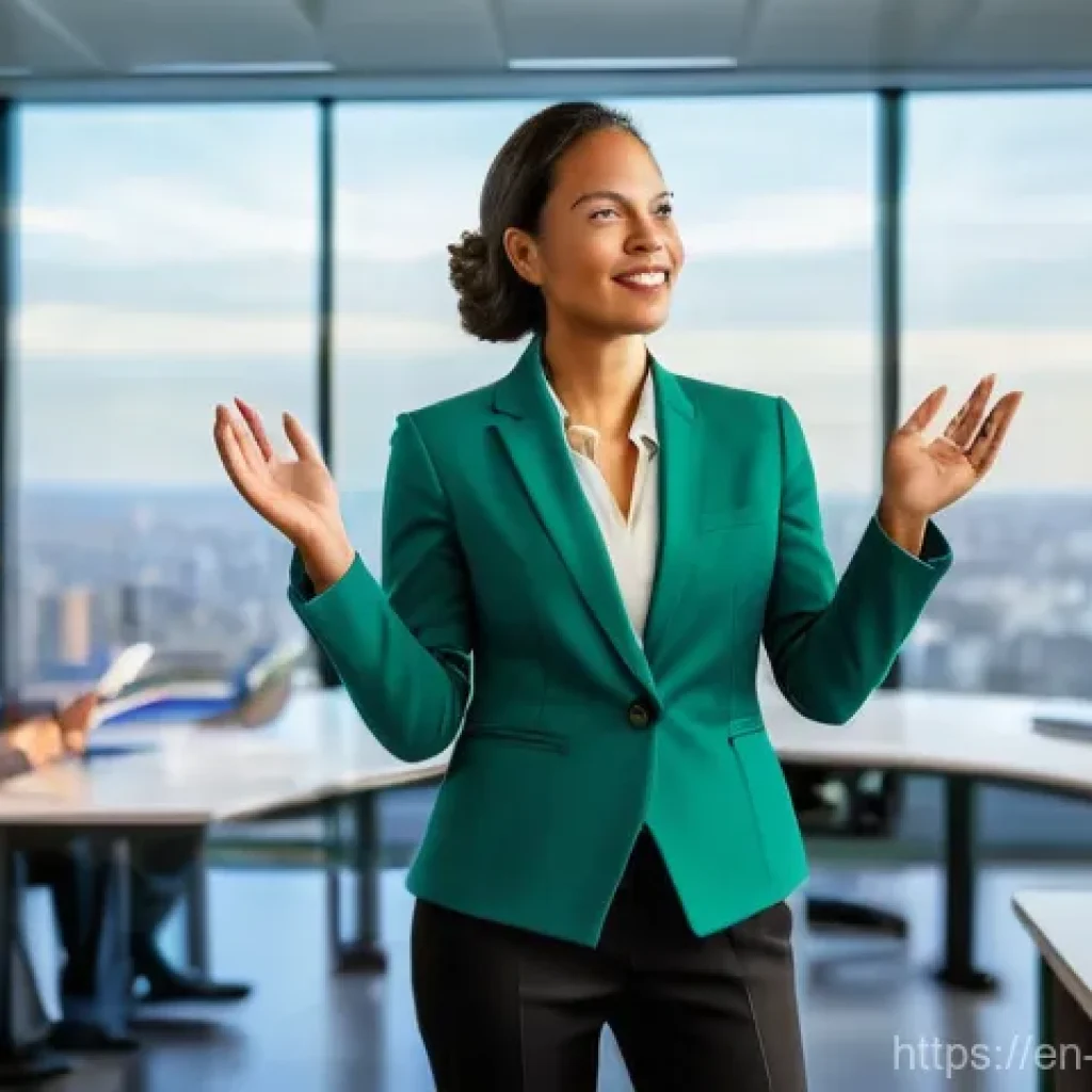 정책분석사와 환경 정책 연구 - **Prompt:** A dynamic, intellectually engaging image featuring a female environmental policy analyst...