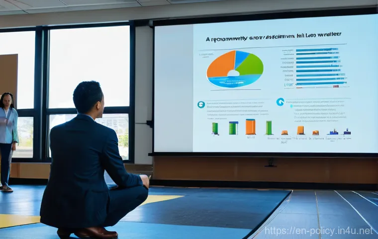 정책분석사와 환경 정책 연구 - **Prompt:** A dynamic, intellectually engaging image featuring a female environmental policy analyst...