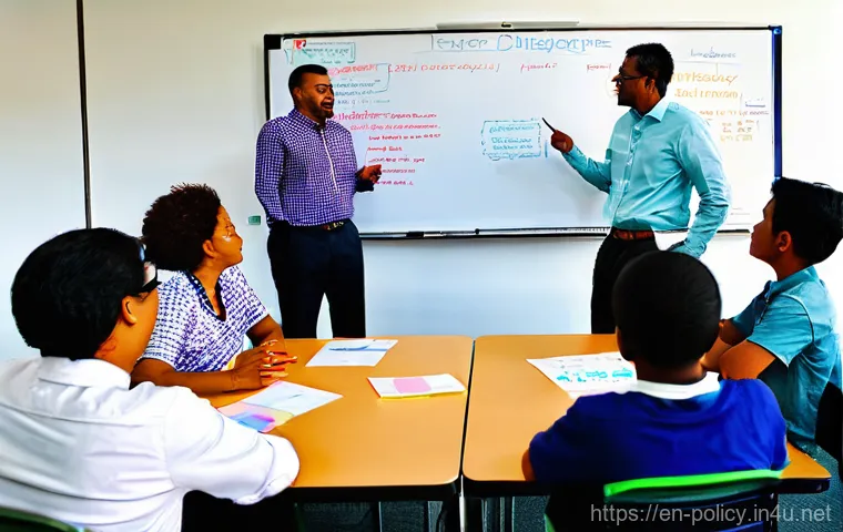 정책분석사 실기시험 준비물 - **"A thoughtful female policy analyst in her late 20s, dressed in professional attire, is deeply eng...