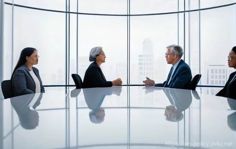 정책분석사와 빅데이터 분석 활용법 - **Prompt:** A collaborative, wide-angle image of a diverse group of community leaders, government of...