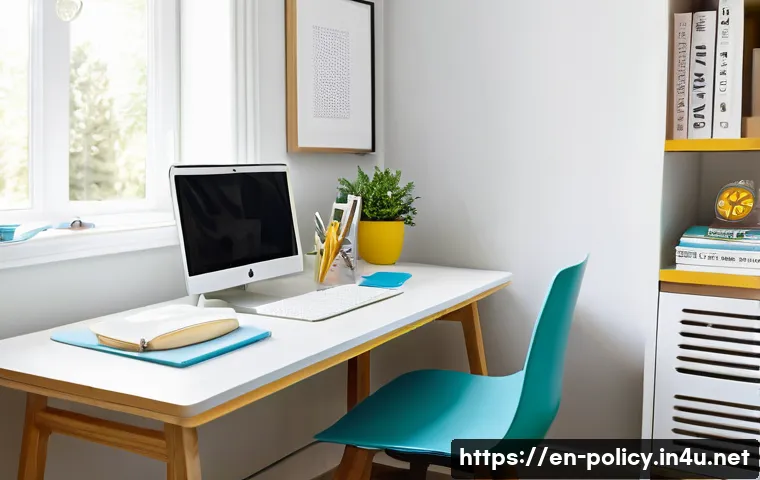 정책분석사 자격증 응시 준비물 - A clean, well-organized study desk in a bright room, featuring neatly arranged #2 wooden pencils wit...