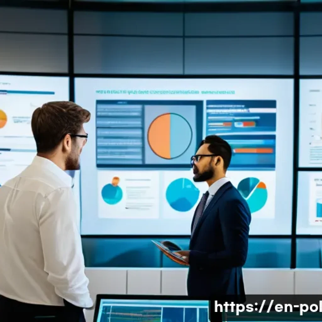 정책분석사와 연구 윤리 가이드 - A modern policy research office scene featuring a diverse group of professional analysts engaged in ...