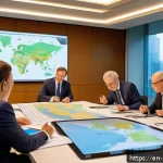 Home 22 정책분석사와 정부 프로젝트 경험 - A dynamic urban policy workshop scene showing diverse government officials, community leaders, and b...