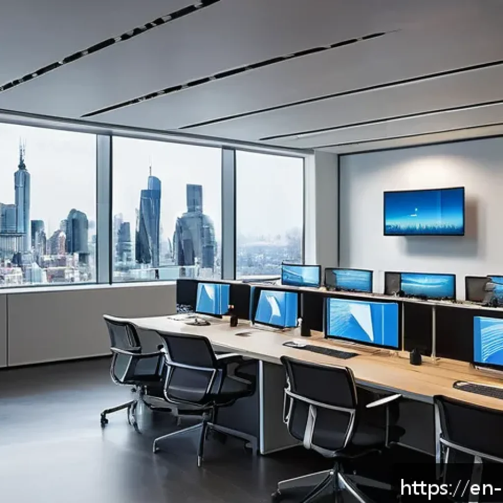 정책분석사와 데이터 기반 직무의 성공 사례 - A modern office environment where a diverse group of policy analysts, dressed in professional busine...